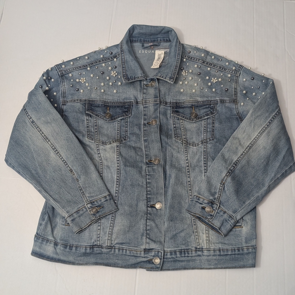 ESCUALO Jean Jacket Women's Size 12